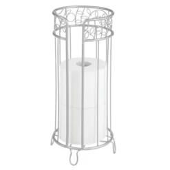 MDesign Decorative Metal Toilet Paper Storage Holder Stand, 3 Rolls -Baxton Studio Store GUEST 77147304 9927 4845 84fa f152479056d9