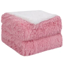 PiccoCasa Shaggy Faux Fur Warm Reversible Solid Plush Fluffy Fleece Blankets 5 PiccoCasa Shaggy Faux Fur Warm Reversible Solid Plush Fluffy Fleece Blankets -Baxton Studio Store GUEST 7739c354 5171 4b2d bd10 306c5042b02f