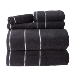 6pc Solid Bath Towel And Washcloth Set - Yorkshire Home -Baxton Studio Store GUEST 77a33d96 0389 4c95 885e c331ba255a04