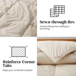 Peace Nest All Season 100% Organic Cotton Down Duvet Insert Medium Warmth Comforter 13 Peace Nest All Season 100% Organic Cotton Down Duvet Insert Medium Warmth Comforter -Baxton Studio Store GUEST 782a1c66 d0d7 48d3 b16a dddebe267933