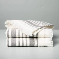 Multistripe Bath Towels Cream/Gray - Hearth & Hand™ With Magnolia 11 Multistripe Bath Towels Cream/Gray - Hearth & Hand™ With Magnolia -Baxton Studio Store GUEST 78ade48d d25d 4e09 b83f 227a74722f75