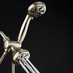48 Setting High Pressure Luxury Three-Way Dual Shower Head Combo - AquaDance -Baxton Studio Store GUEST 7987ca02 84b1 44a7 8dec 4e7c4143e26c