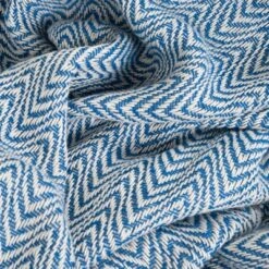 Chevron Cotton Blanket (Full/Queen) Blue - Yorkshire Home 7 Chevron Cotton Blanket (Full/Queen) Blue - Yorkshire Home -Baxton Studio Store GUEST 7a717a78 2945 413d bbcf 09687f874ff7