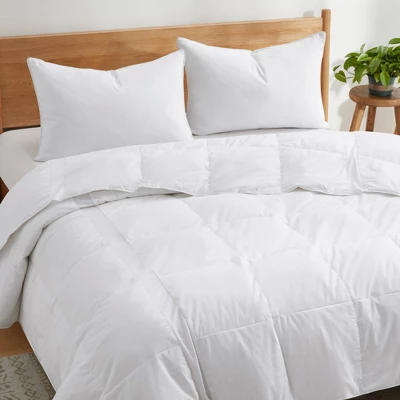 Puredown Lightweight Breathable 75% White Down Comforter Duvet Insert, Cooling Oversized Blanket 3 Puredown Lightweight Breathable 75% White Down Comforter Duvet Insert, Cooling Oversized Blanket