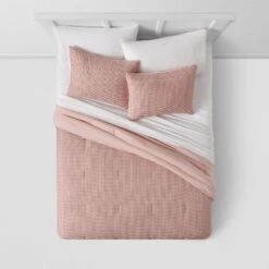 Strawberry Print Reversible Microfiber Comforter & Sheet Set Light Pink - Room Essentials™ -Baxton Studio Store GUEST 7c03b5f8 10cd 4624 86bd 0b09f5bb4618