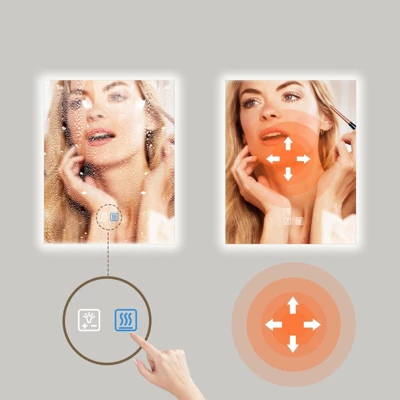 HOMLUX Rectangular Bathroom Mirror- 24" X 30" 4 HOMLUX Rectangular Bathroom Mirror- 24" X 30" - Image 2