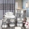 Creative Brushed Nickel 6 Piece Bathroom Accessories Set 1 Creative Brushed Nickel 6 Piece Bathroom Accessories Set -Baxton Studio Store GUEST 7d664723 f0c2 45d5 949d 753d9deb90e4