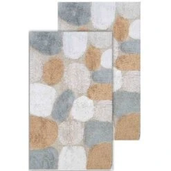 2pc 32"x20" Pebbles Bath Rug Set - Chesapeake Merchandising -Baxton Studio Store GUEST 7de22931 772e 440c 9eb0 9351be901405