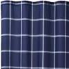 Printed Windowpane Shower Curtain Navy/White - Truly Soft 1 Printed Windowpane Shower Curtain Navy/White - Truly Soft -Baxton Studio Store GUEST 7dfb872d 0b04 4412 8fdb 6100c5606a59