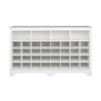 60" Entryway Shoe Cubby Console - Prepac 11 60" Entryway Shoe Cubby Console - Prepac - Image 9