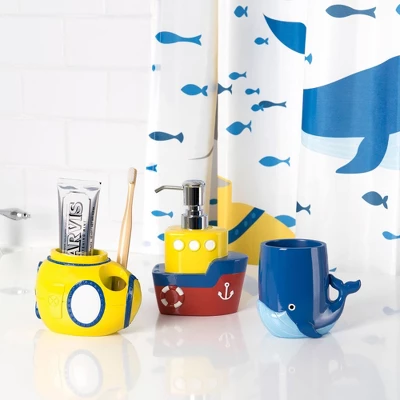 Submarine Shower Curtain - Allure Home Creations 10 Submarine Shower Curtain - Allure Home Creations - Image 8