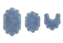 Allure Collection Cotton Tufted Bath Rug Set Set Of 3 - Home Weavers