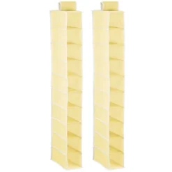 MDesign Fabric Shoe Rack Holder Storage Shelf, Metal Frame, 20 Cube -Baxton Studio Store GUEST 80fac592 8720 43fc b210 faccba8832b2