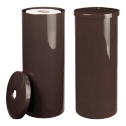 MDesign Toilet Tissue Roll Holder Canister Stand, Stores 3 Rolls, 2 Pack -Baxton Studio Store GUEST 820f9a2c 7827 4b4d a926 210cf5466cb9