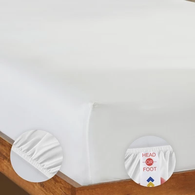 Cooling Percale Sheets - GOTS Certified 100% Organic Cotton Sheets Set With Deep Pockets By California Design Den 4 Cooling Percale Sheets - GOTS Certified 100% Organic Cotton Sheets Set With Deep Pockets By California Design Den - Image 2