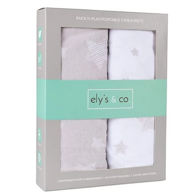 Ely's & Co. Baby Fitted Sheet 100% Combed Jersey Cotton Tan Drawn Star 5 Ely's & Co. Baby Fitted Sheet 100% Combed Jersey Cotton Tan Drawn Star - Image 3