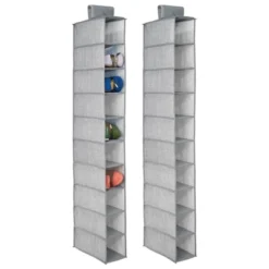 MDesign Fabric Shoe Rack Holder Storage Shelf, Metal Frame, 20 Cube -Baxton Studio Store GUEST 83206f60 5d76 46f9 a0d5 d8737e7b872b