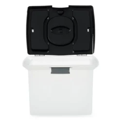 Gracious Living Portable Stackable File Storage Caddy W/ Comfort Grip Handles And Accessory Compartment, For Letter Size Hanging File Folders -Baxton Studio Store GUEST 83654cf2 ff0b 4a25 b586 85303e3000ef