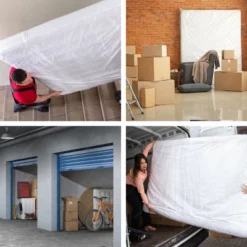 UltraBlock Mattress Bags For Moving - 6 Mil Thick Plastic Mattress Storage Bag Cover -Baxton Studio Store GUEST 836db426 00bc 408b b3a1 894c934f895f