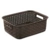 Sterilite Decorative Wicker-Style Short Weave Basket, Espresso (18 Pack) 1 Sterilite Decorative Wicker-Style Short Weave Basket, Espresso (18 Pack) -Baxton Studio Store GUEST 841f7270 ae10 4dc4 bbc1 7137d23ab93f