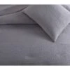 Lyla Enzyme Washed Eyelet Band Comforter Set - Geneva Home Fashion