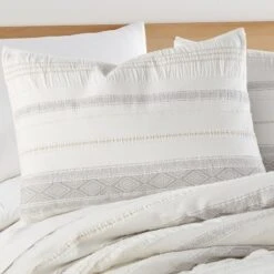 Pickford - Duvet Cover Set - Cream & Taupe - Levtex Home -Baxton Studio Store GUEST 8518d86f 18e9 43ab b650 083f86225d13