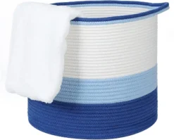 Midlee Blue 3 Tone Toys Basket -Baxton Studio Store GUEST 852421d1 8b46 43a0 ad09 7eb496e656eb