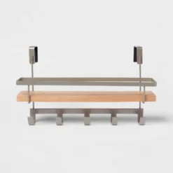 Shelf Rack With 5 Hooks - Brightroom™ -Baxton Studio Store GUEST 853bdf41 ebc4 4517 bfd7 fb3b0039943d