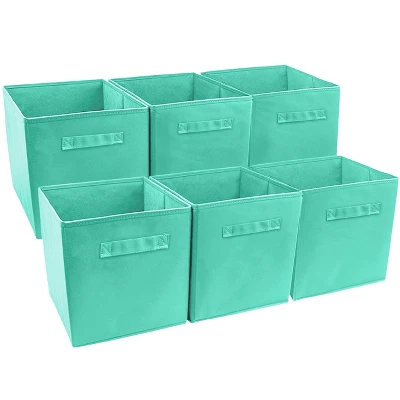 Sorbus 11 Inch Cube Storage Organizer Bins - 6 Pack 19 Sorbus 11 Inch Cube Storage Organizer Bins - 6 Pack - Image 17