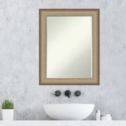 Elegant Brushed Petite Bevel Bathroom Wall Mirror 17 Elegant Brushed Petite Bevel Bathroom Wall Mirror -Baxton Studio Store GUEST 8816fff1 d32c 4bdf 9b64 56853c5a8693