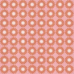 Schatzi Brown Retro Jumbo Daisy Pink Shower Curtain Green - Deny Designs