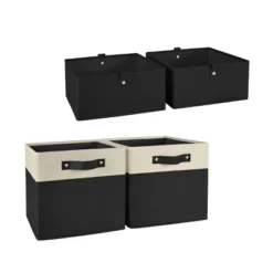 2pc Kids' 10.5" Two-Toned Folding Storage Bin Set - RiverRidge Home -Baxton Studio Store GUEST 8933e176 15f2 4b4f 88be 21c5a3bb4e55