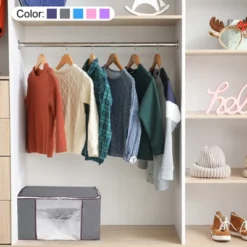 Unique Bargains Foldable Clothes Storage Bins For Clothes With Reinforced Handle Sturdy Zipper -Baxton Studio Store GUEST 8a267ef4 1a57 4e80 9092 f385e35012f9