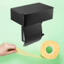 Unique Bargains Wall Mount For Kitchen Bathroom With Shelf Toilet Paper Holder Black 1 Pcs -Baxton Studio Store GUEST 8a6218ca 76cd 4ff4 919f 8d583b05a886