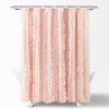Belle Shower Curtain Blush - Lush Décor 1 Belle Shower Curtain Blush - Lush Décor -Baxton Studio Store GUEST 8b3ffe4b 5d48 4e50 a56c 8070c7532b82