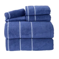 6pc Solid Bath Towel And Washcloth Set - Yorkshire Home -Baxton Studio Store GUEST 8c592a4a ddb3 4825 a0c7 9bbd94f0b89a