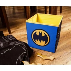 Ukonic DC Comics Batman Logo Storage Bin Cube Organizer | 11 Inches -Baxton Studio Store GUEST 8d92454f 072a 4da1 8d36 1470f0d42982