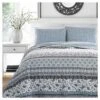Light Blue Bexley Quilt Set - Stone Cottage® -Baxton Studio Store GUEST 8eb17c0a c504 4dbf 959c b87243129daf