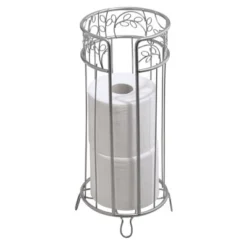 MDesign Decorative Metal Toilet Paper Storage Holder Stand, 3 Rolls -Baxton Studio Store GUEST 8f70f02f be9e 459d ae7a 83ab7d1a9355