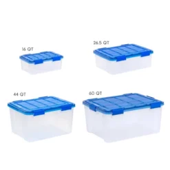 IRIS 16qt WeatherPro Plastic Storage Bin -Baxton Studio Store GUEST 8fada569 d1ad 428a b9cf e25fd3ce660f