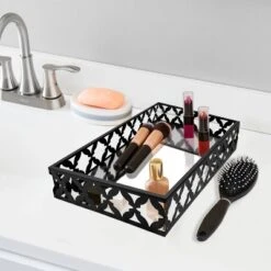 Legend Vanity Bathroom Tray Black - Popular Bath Popular Home