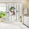 Americanflat 71" X 74" Shower Curtain, Holiday Snowman By PI Creative Art 1 Americanflat 71" X 74" Shower Curtain, Holiday Snowman By PI Creative Art -Baxton Studio Store GUEST 90252059 2a70 449e bf55 3b6b3cdc081e