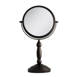 9" Round Two-Sided Swivel Vanity Makeup Mirror - Zadro -Baxton Studio Store GUEST 90e31a42 77a5 499a 81f6 d8adfb56ad32