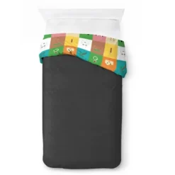 Saturday Park Minecraft Iconic 100% Organic Cotton Duvet Cover & Sham Set 10 Saturday Park Minecraft Iconic 100% Organic Cotton Duvet Cover & Sham Set -Baxton Studio Store GUEST 92187753 51f8 4e2e a30d e4b55ac99b47