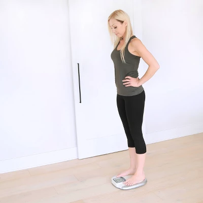 XL Display Bathroom Scale White/Silver - Escali 7 XL Display Bathroom Scale White/Silver - Escali - Image 5