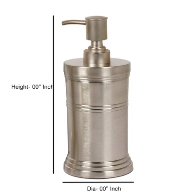 Dual Ridge Collection Lotion And Soap Dispenser - Nu Steel 3 Dual Ridge Collection Lotion And Soap Dispenser - Nu Steel
