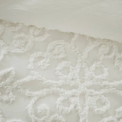 Amber Tufted Cotton Chenille Duvet Cover Set 8 Amber Tufted Cotton Chenille Duvet Cover Set - Image 6