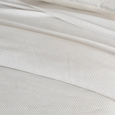 100% Cotton 350GSM Solid Waffle Blanket - Isla Jade 5 100% Cotton 350GSM Solid Waffle Blanket - Isla Jade - Image 3