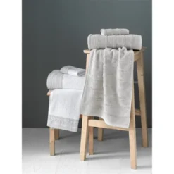 6pc Luxury Fancy Towel Bundle Set White/Stone - Royal Turkish Towels 11 6pc Luxury Fancy Towel Bundle Set White/Stone - Royal Turkish Towels -Baxton Studio Store GUEST 92e188ea c1d9 497f b1d6 a758e9f87750