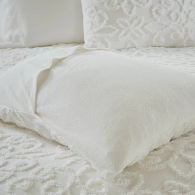 Amber Tufted Cotton Chenille Duvet Cover Set 7 Amber Tufted Cotton Chenille Duvet Cover Set - Image 5